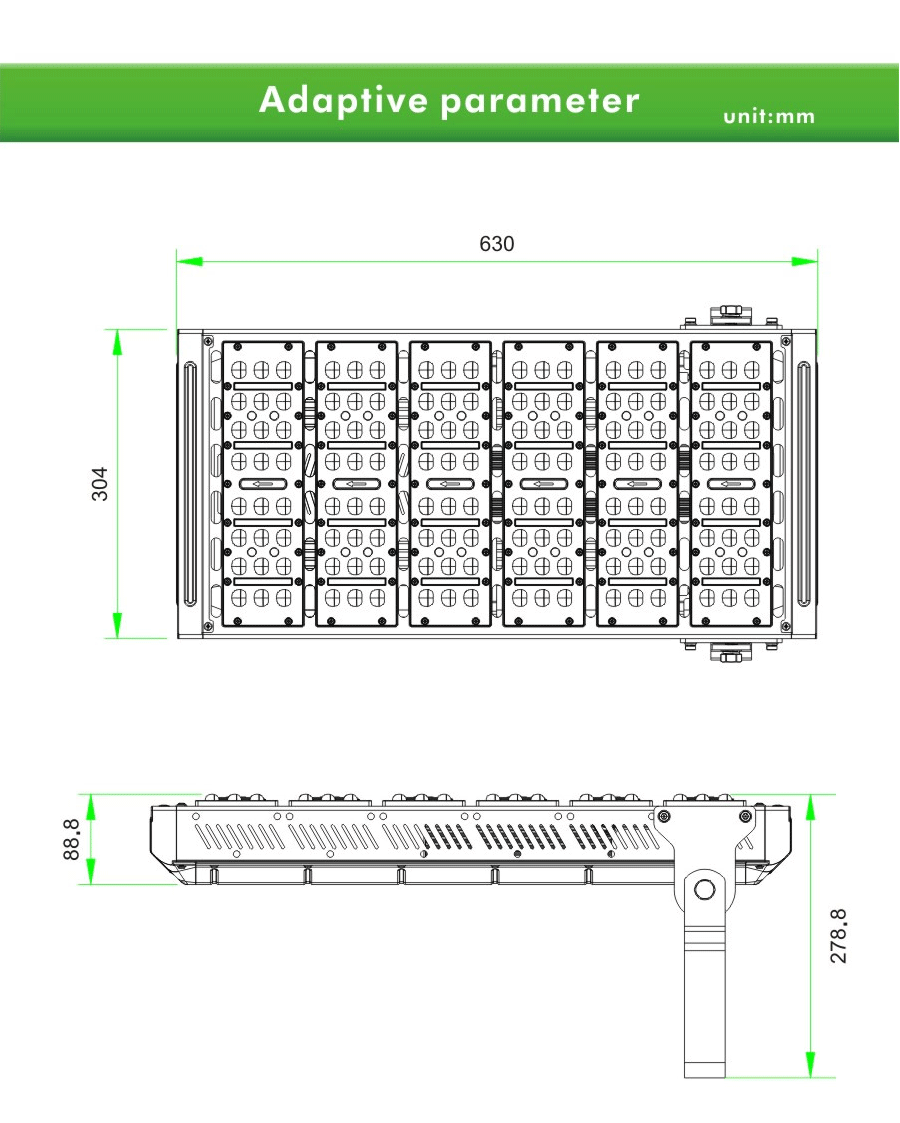 240W DLC LED FLOOD LIGHT